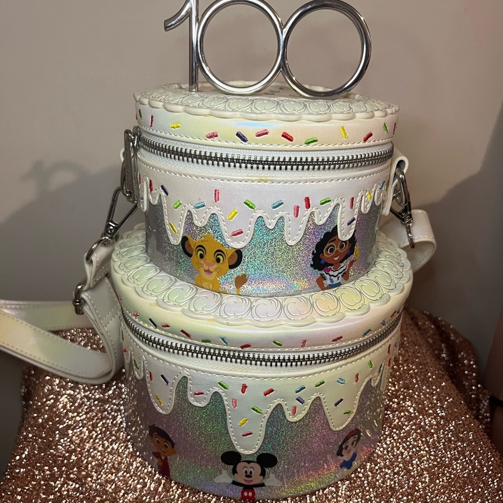 Disney 100th Anniversary Loungefly Cake Bag